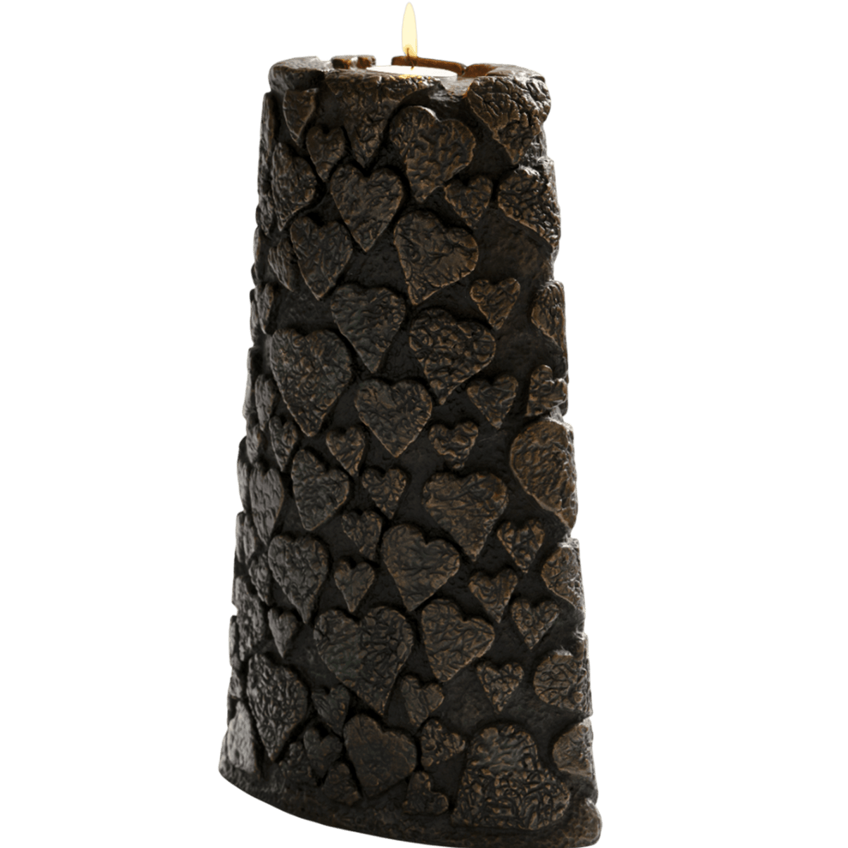LEGEND Candle Holder Cremation Urn - Hearts