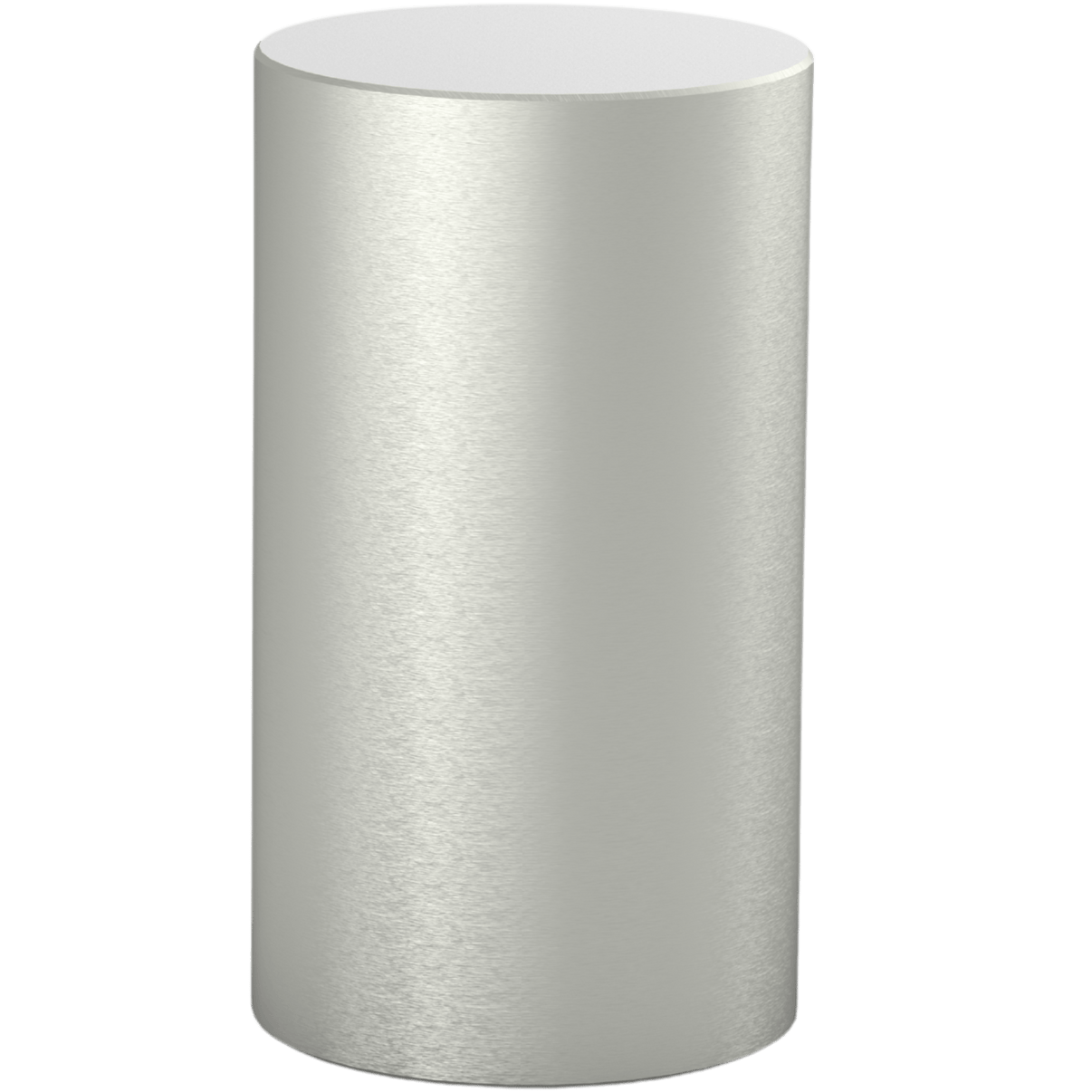 LEGEND Cylinder Cremation Urn for Ashes Silver Stainless Steel