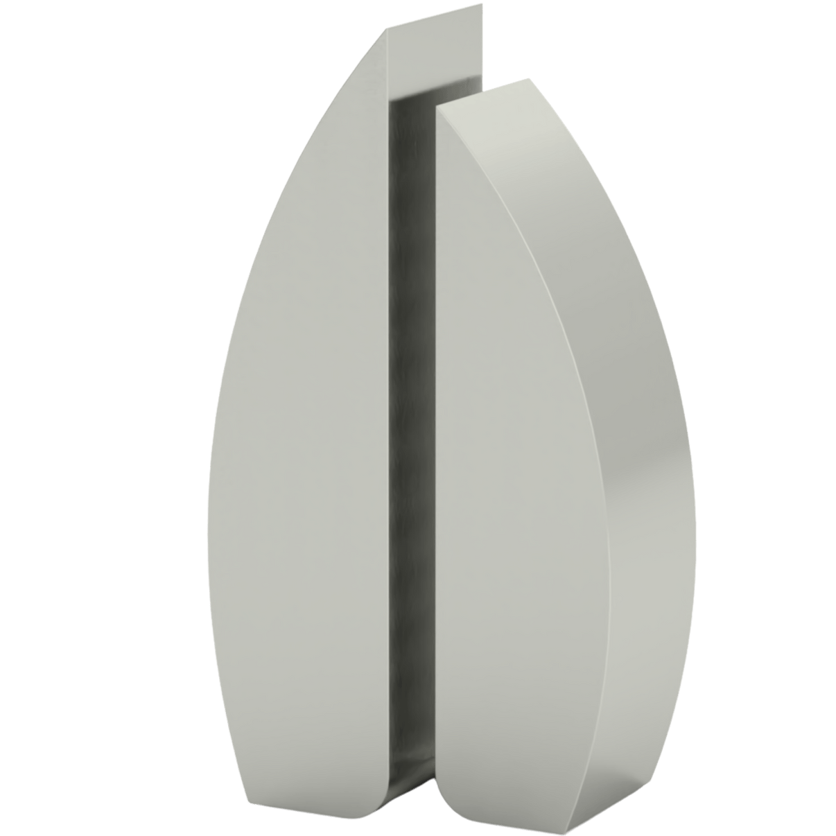 LEGEND Sail Cremation Urn for Ashes Silver Stainless Steel