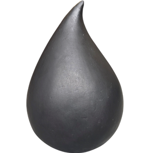 LEGEND Black Teardrop Cremation Urn for Ashes